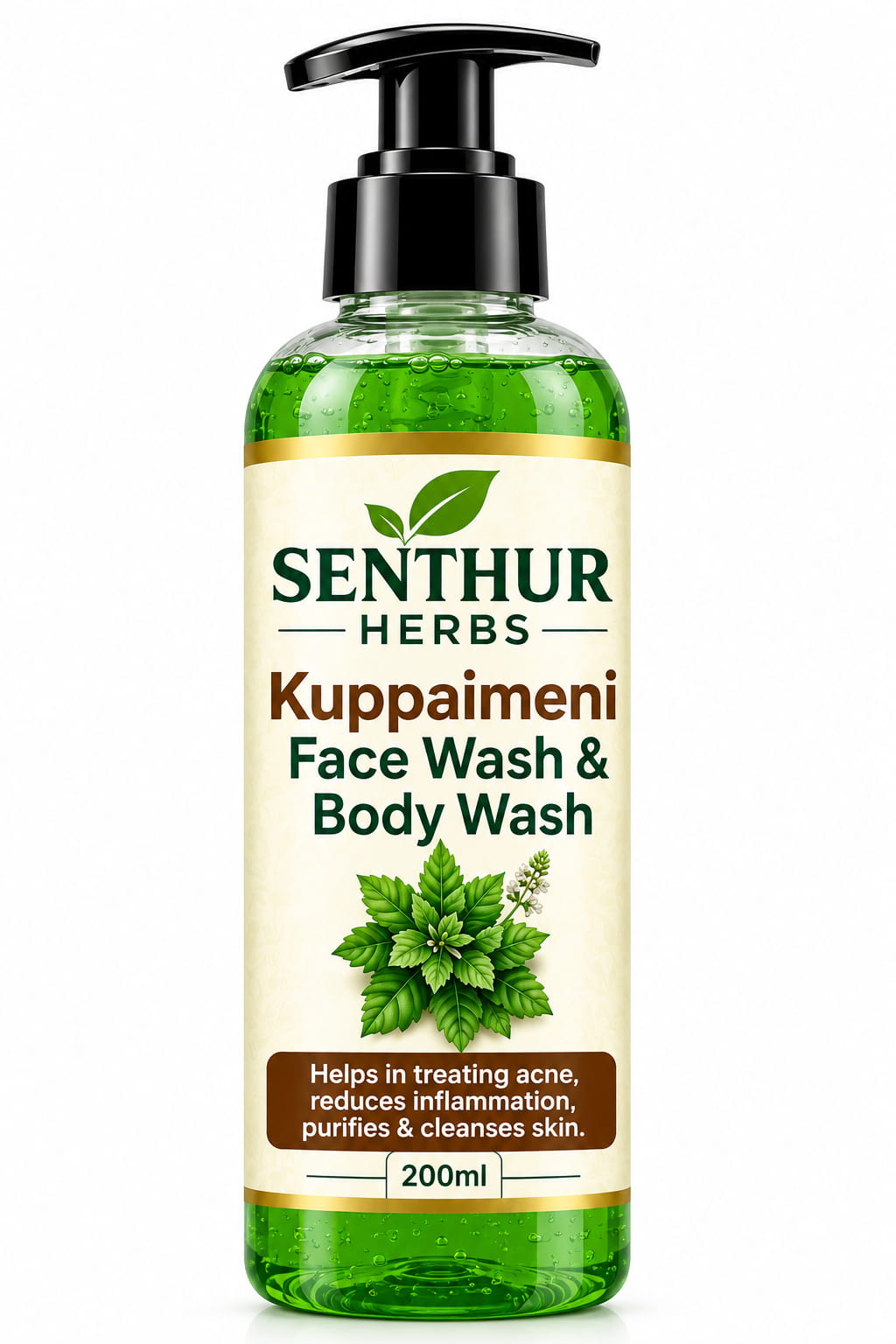 Senthur Herbs Kuppaimeni Face Wash & Body Wash